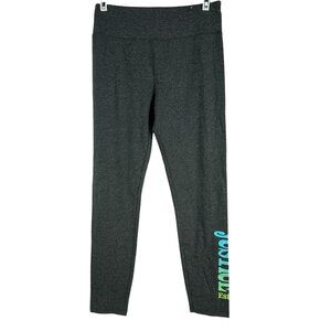 Justice Girls XL Gray Leggings With Colorful Print